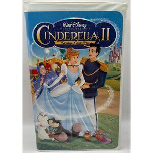 Cinderella II Dreams Come True VHS Walt Disney Princess 2002 Family Animation